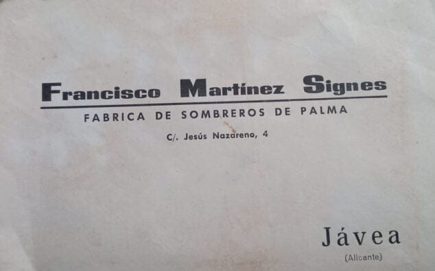 Imagen: Rótulo de la fábrica de Francisco Martínez