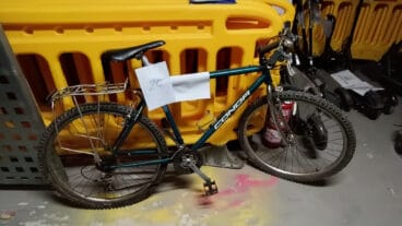 Una de las bicicletas recuperadas