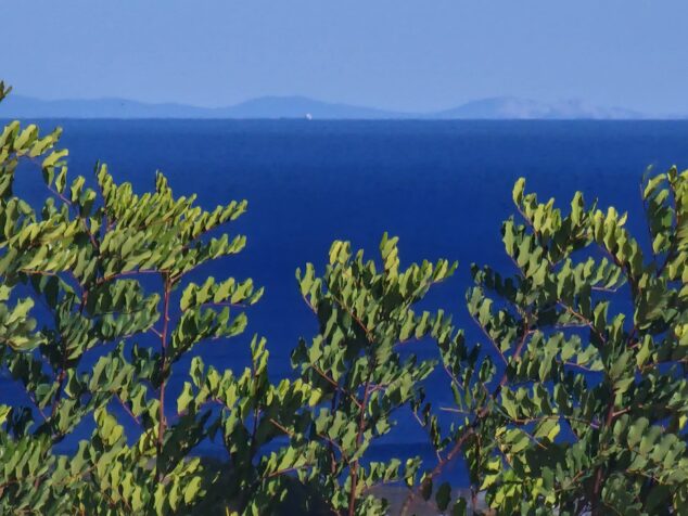Imatge: Vista d'Eivissa des de la carretera de les Planes de Xàbia