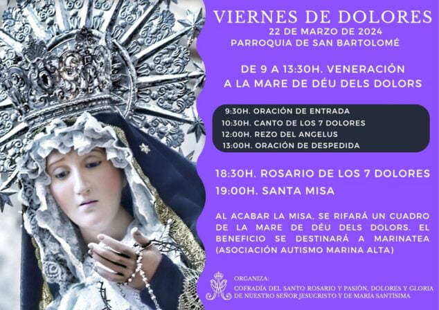 Imagen: Cartel de la celebración del Viernes de Dolores