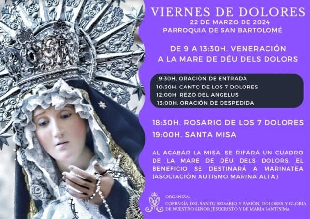 Imagen: Cartel de la celebración del Viernes de Dolores