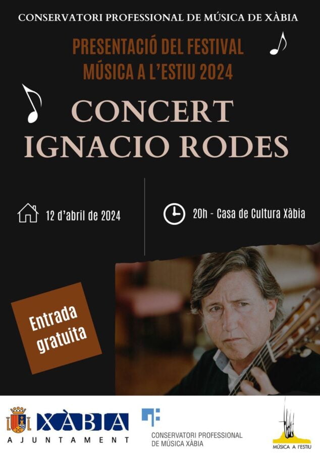 Imagen: Concierto de Ignacio Rodes en Música a l'estiu Xàbia 2024