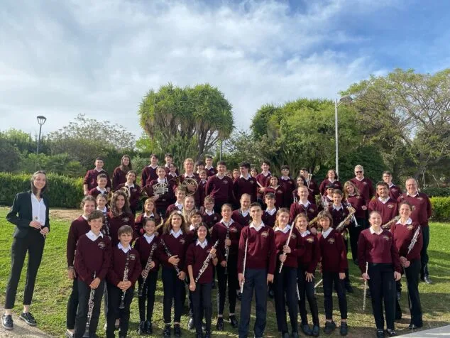 Imagen: Músicos de la Banda Jove de Xàbia