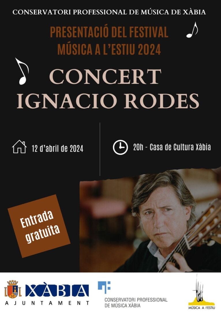 Cartel Presentación y concierto de Música a l'estiu