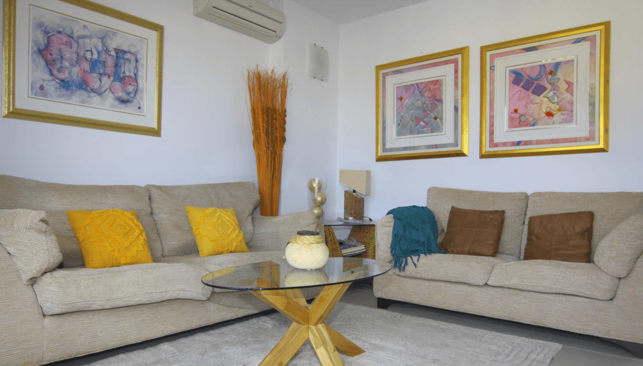 Descansa en el salón-comedor de esta vivienda