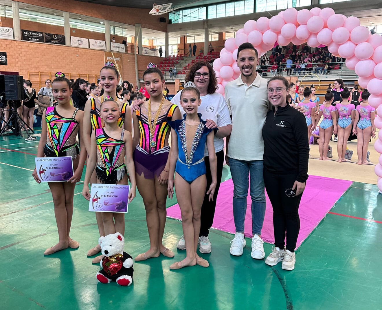 Entrega de medallas en el Trofeo de Xàbia