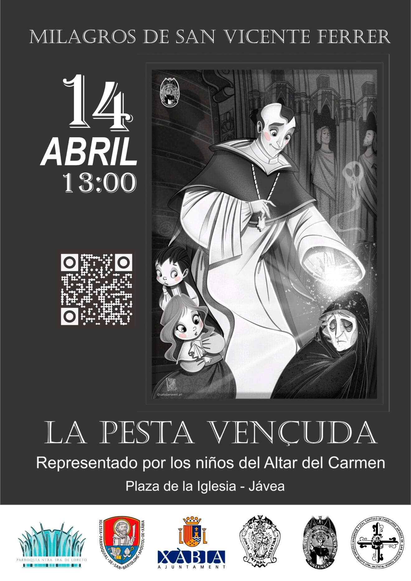 Representación milagros de Sant Vicent ferrer