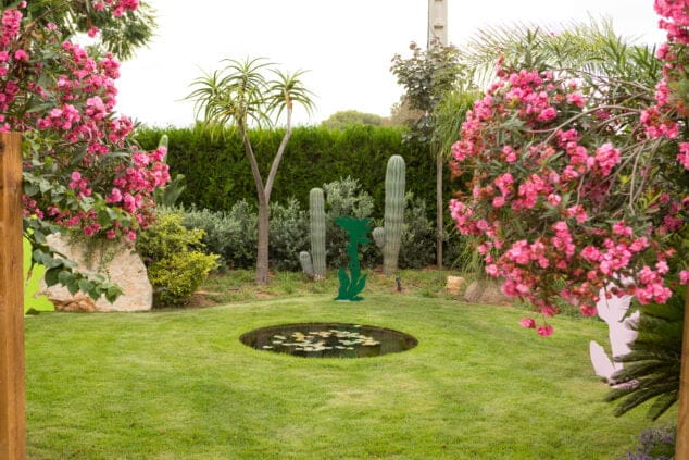 Imagen: Un espacio del jardín sostenible