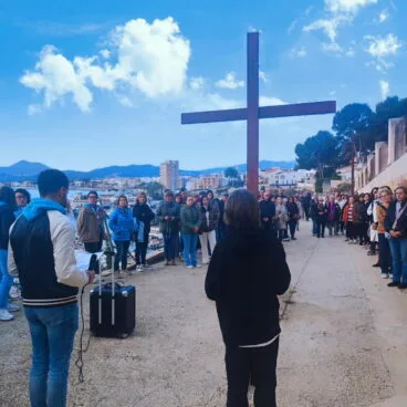 Vía Crucis en Duanes de la Mar