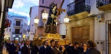 Imagen de Jesús Nazareno en la procesión