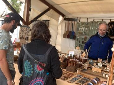 Puesto de artesanía Montgó Fest Xàbia