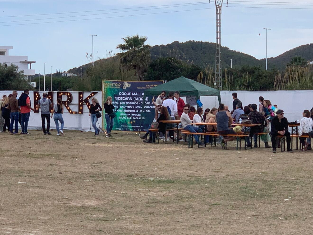 Zona de descanso y zona infantil Montgó Fest Xàbia