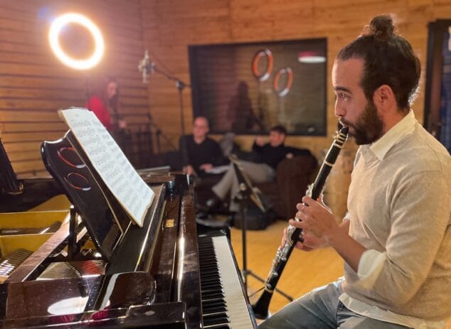 Imagen: Juanlu Puelles al clarinete