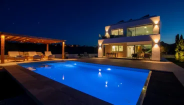 Relájate bajo las estrellas en esta villa