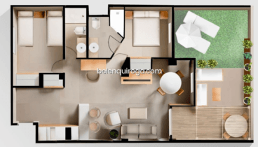 Acogedor y espacioso apartamento en el centro de Jávea