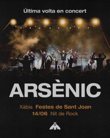 Cartel último concierto de Arsènic
