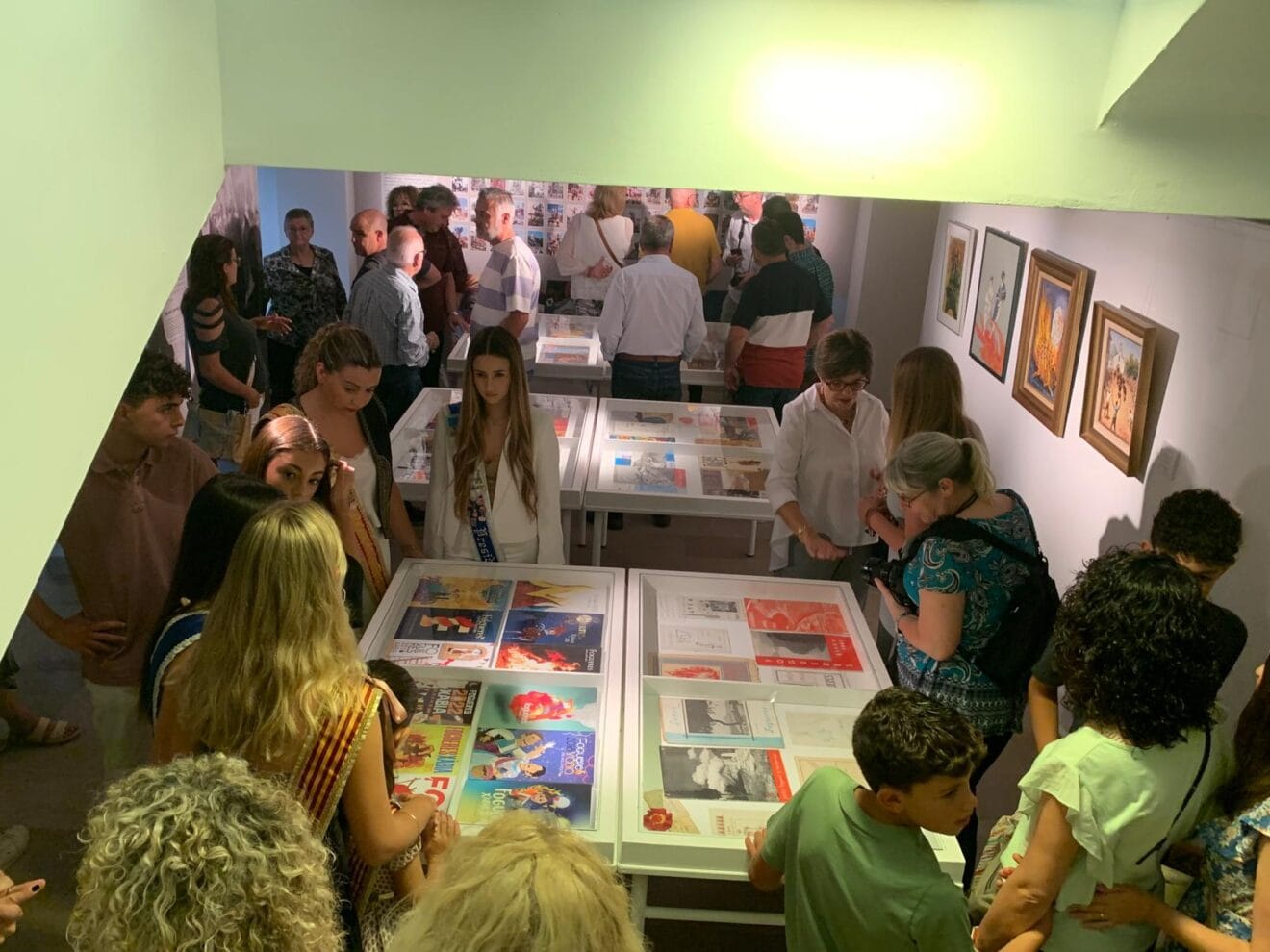 Exposición de los libros de fiestas
