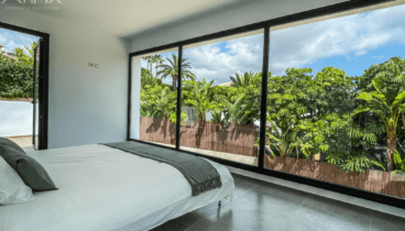 Tolle Aussicht von diesem Schlafzimmer