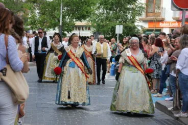 Ofrenda 75 aniversario de Fogueres de Sant Joan Xàbia