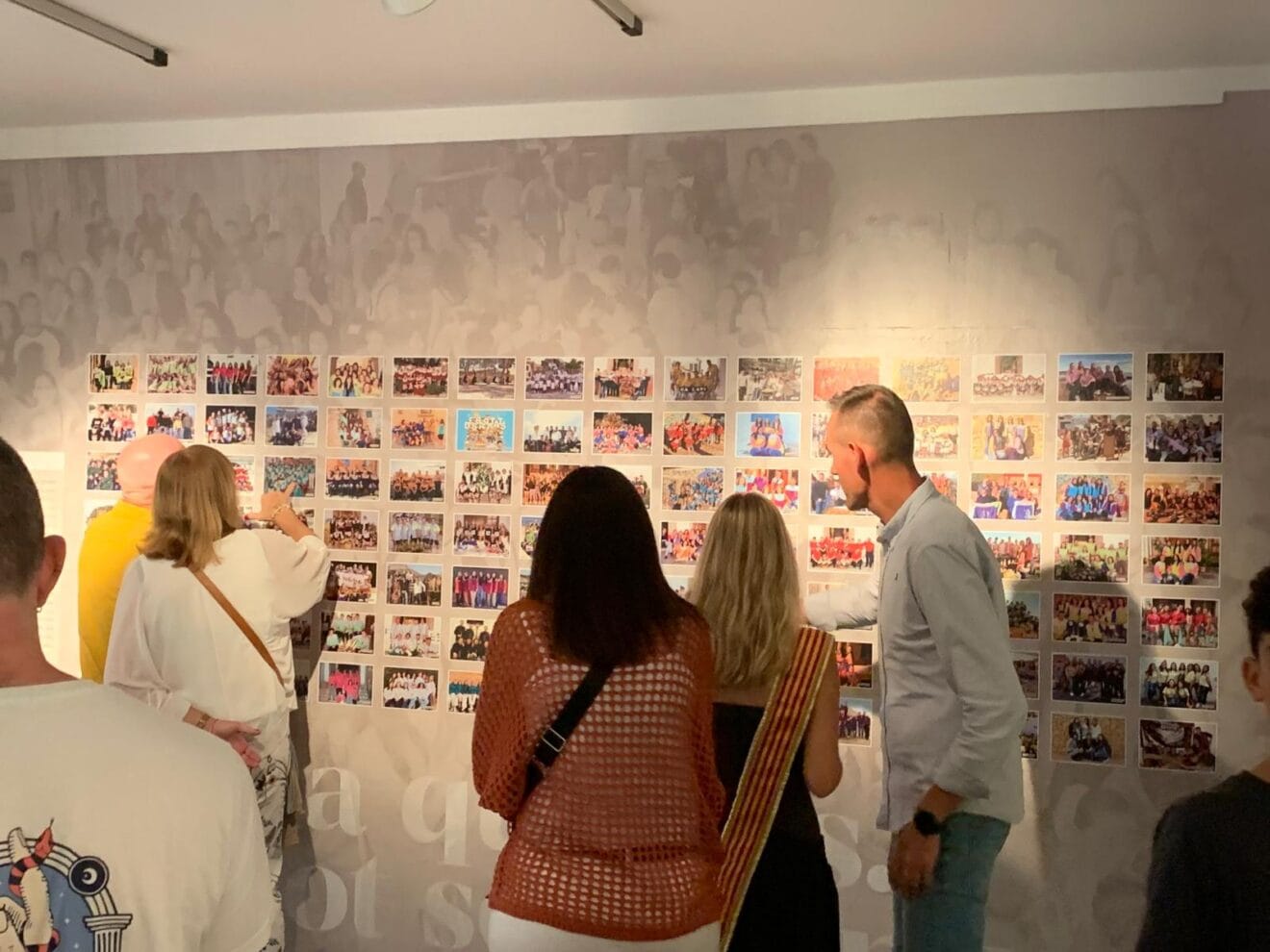 Panel de fotografías de Peñas