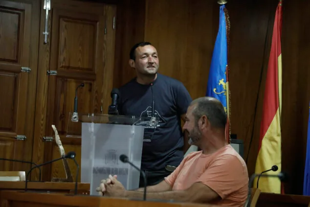 Imagen: Rafa Serra en los I Premios Medio Ambientales de Xàbia 2024