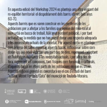 Análisis del despoblamiento de barrios en Teulada y Moraira