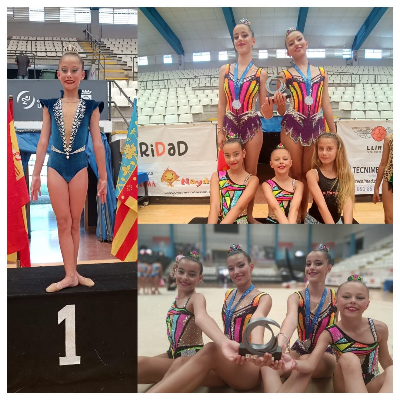Gimnastas del CD Montgó en el Campeonato Autonómico de Federación