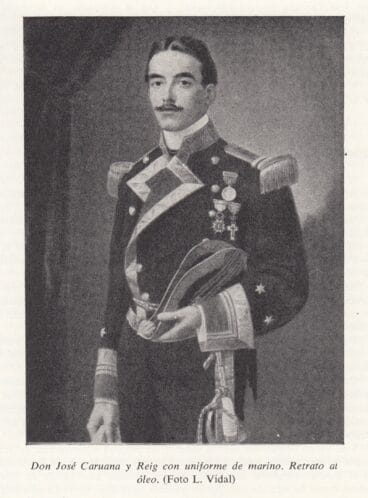 Retrato al óleo de José Caruana y Reig. Barón de San Petrillo