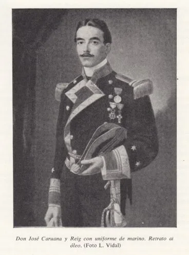 Retrato al óleo de José Caruana y Reig. Barón de San Petrillo