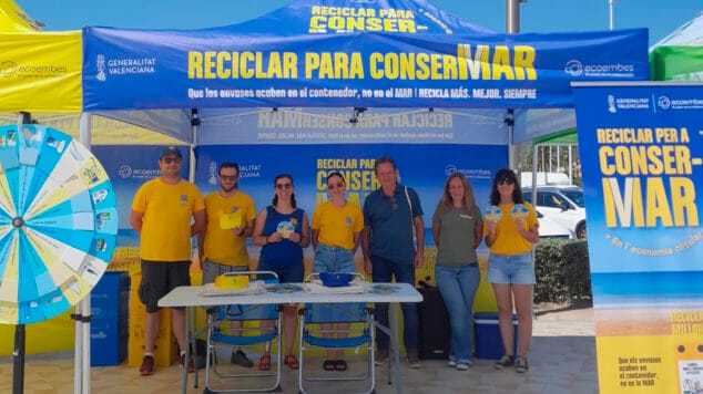 Imagen: Ubicación de la campaña 'Reciclar para ConserMar' en Xàbia