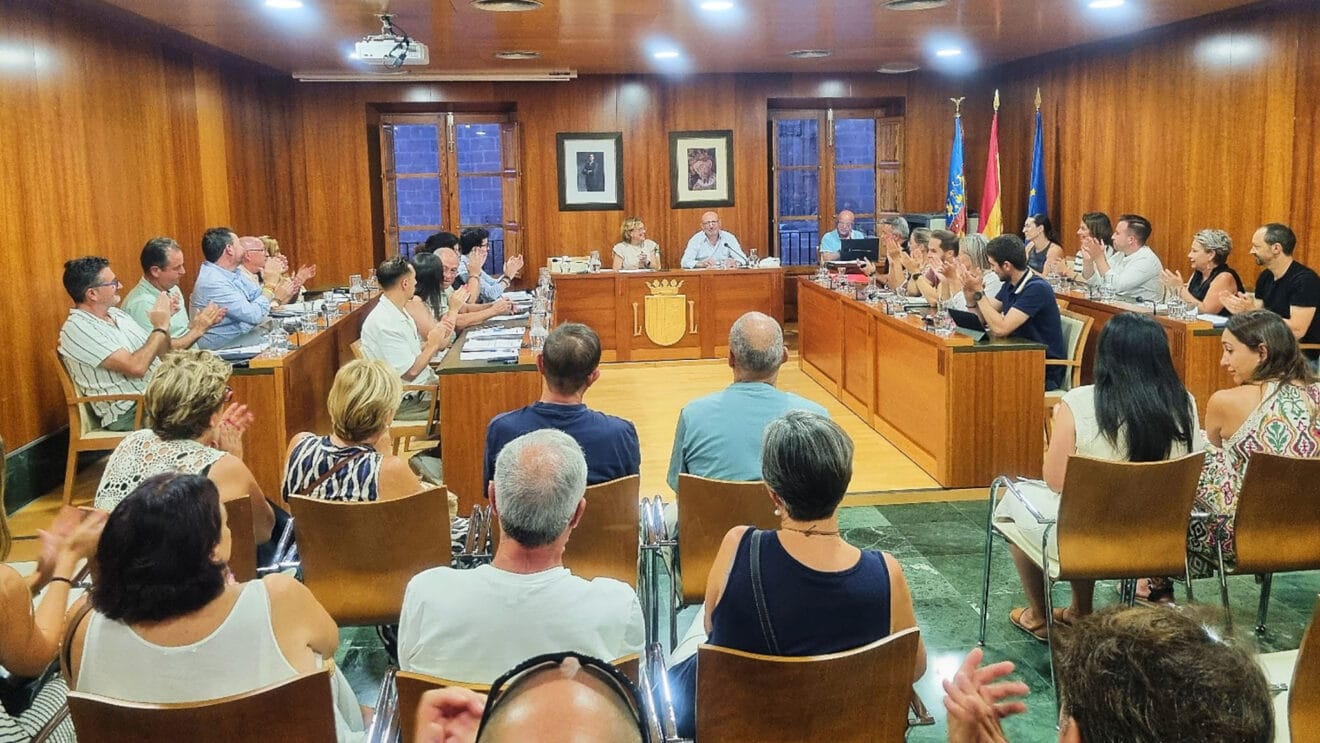 ltimo pleno de Bernat Osca Fuertes en el Ayuntamiento de Xàbia