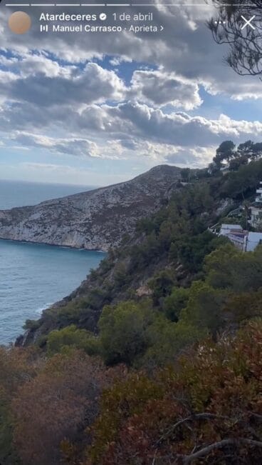 Captura de la publicación de Antonio Canales en Xàbia