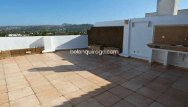 Ático en Jávea con cocina de verano