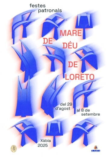 Cartel fiestas patronales Mare de Déu de Loreto Xàbia 2025