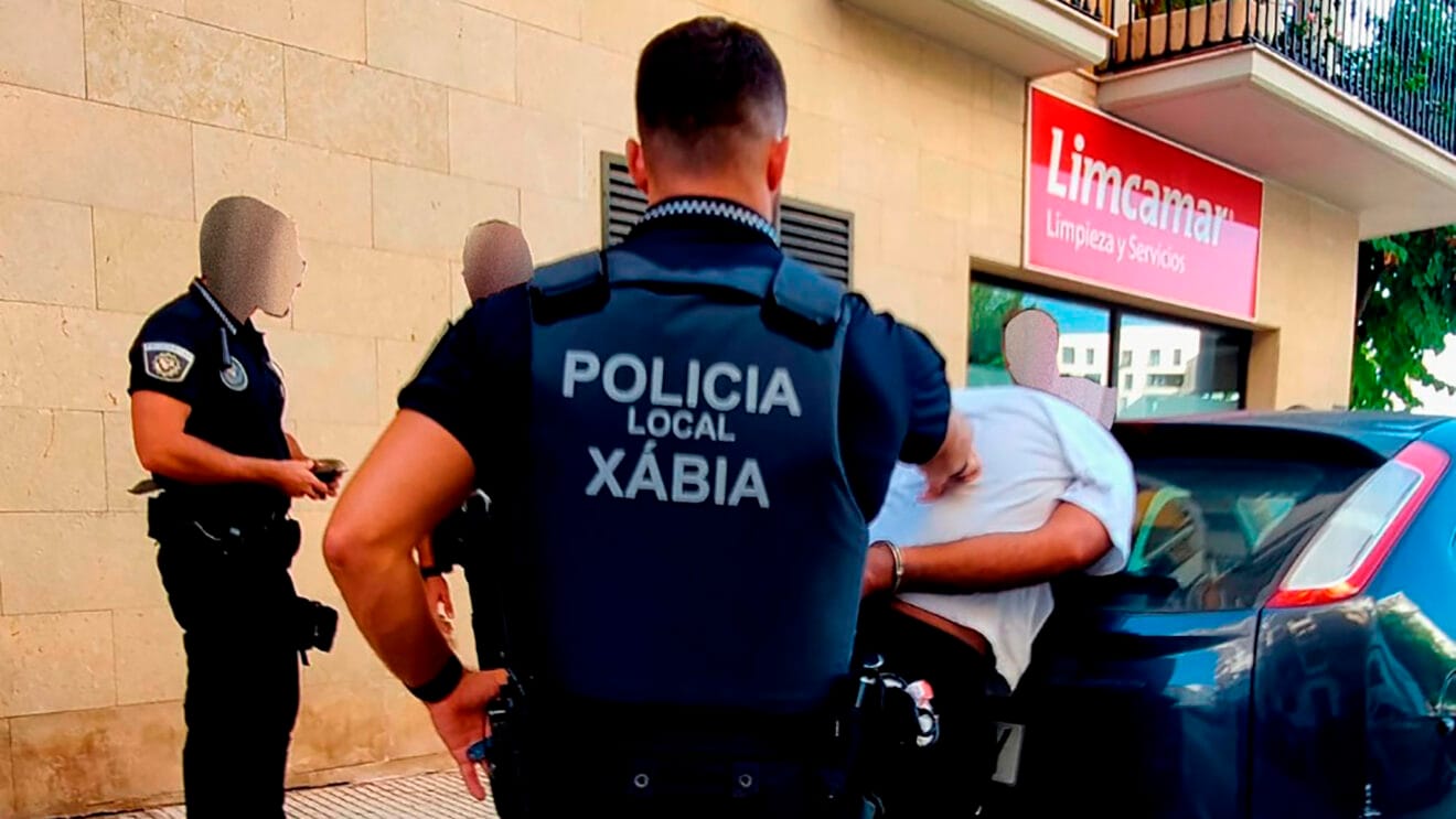 Detenido en Xàbia