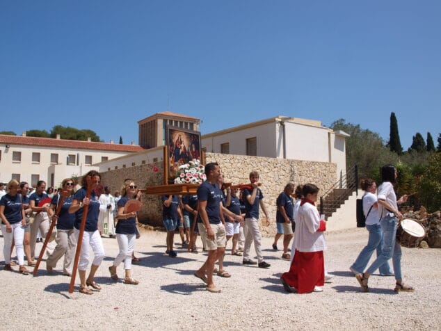 Imagen: Celebración de la festividad de la Plana en honor a la Virgen de los Ángeles en Xàbia