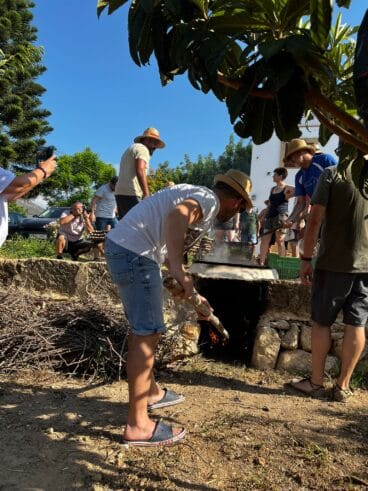 Horno para realizar l’escaldà de la pansa a Xàbia | Foto Olimpia Bas