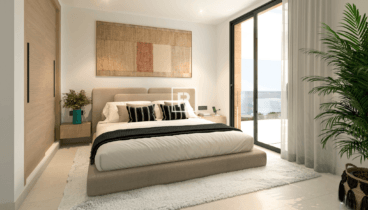 Amplios y luminosos dormitorios en las viviendas de Residencial Montañar Beach