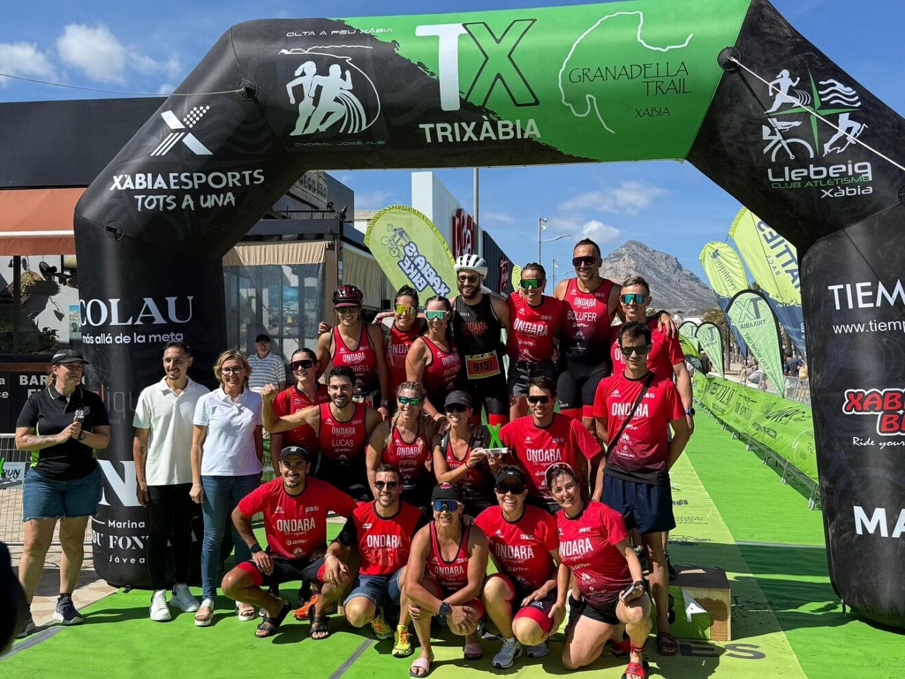 Atletas del Club de Ondara en el Trixàbia