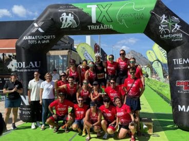 Atletas del Club de Ondara en el Trixàbia