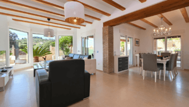 Disfruta de los espacios abiertos en Villa Frederique