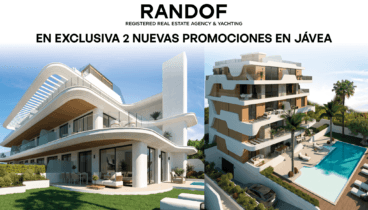 Dos nuevas promociones de lujo de la mano de RANDOF REAL ESTATE empiezan en breve en Jávea