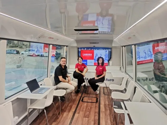 Imagen: Interior del autobús
