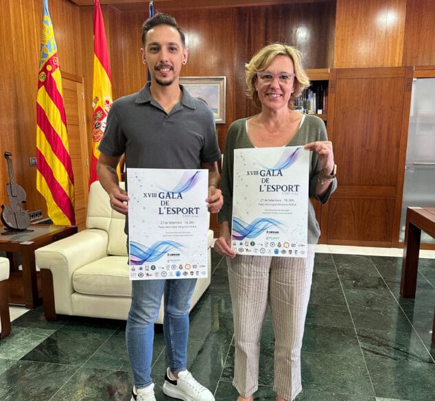 Imagen: La alcaldesa y el concejal de deportes presentan la Gala del Deporte de Xàbia 2024