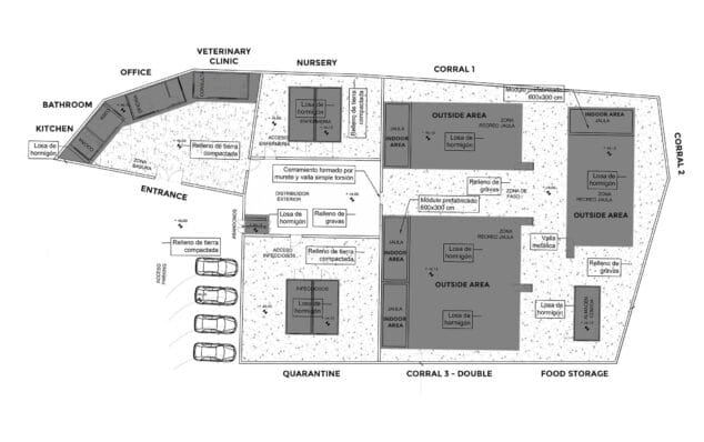 Imagen: Plano del refugio Catland