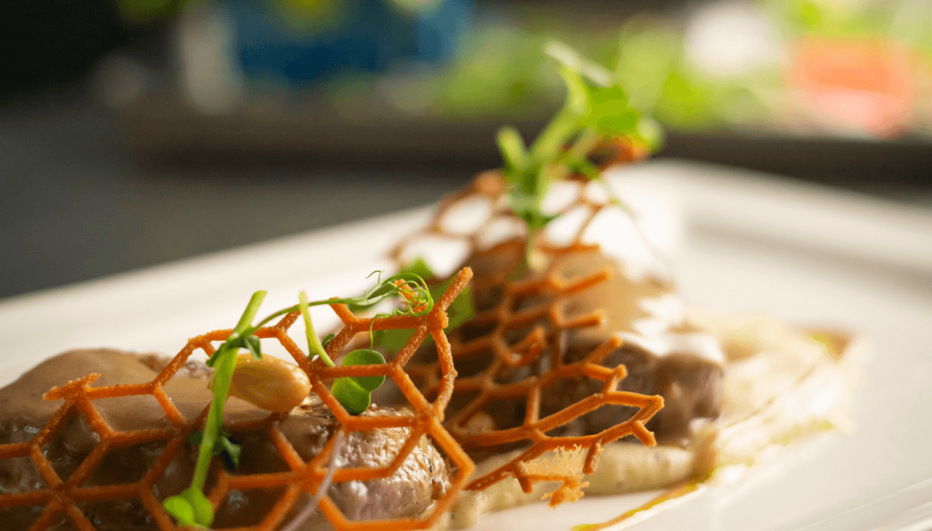 Platos ingeniosos en el Menú de Otoño 2024 de Restaurante la Cumbre
