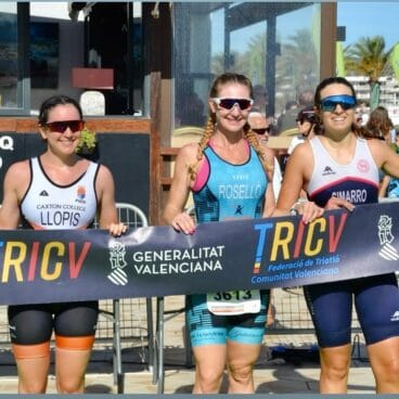 Podio femenino olimpico