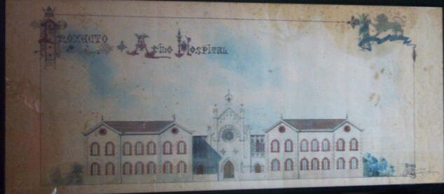 Imagen: Proyecto Asilo-Hospital. 1898. Deferencia de Godofredo Cruañes.