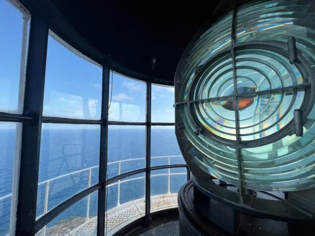Imagen: Óptica giratoria del Faro del Cabo de la Nao