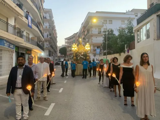 Imagen: Mayorales de 2025 en la procesión a la Virgen de Loreto